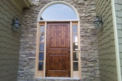 Half round transom